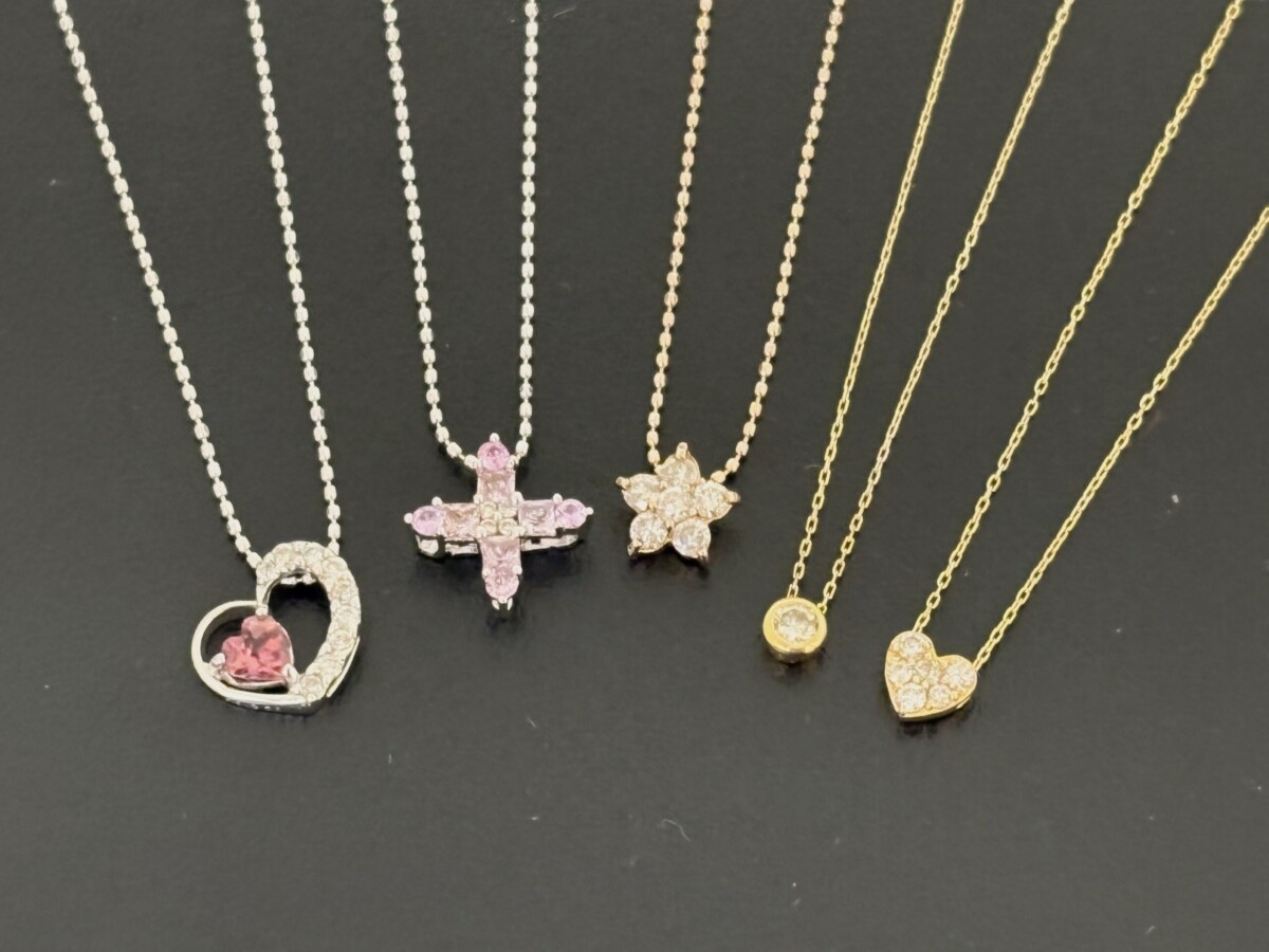 K18、K18WG、ネックレス